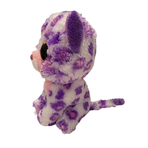 Ty Beanie Boos GLAMOUR 2012 6” JUSTICE Exclusive Glitter Eyes   No Heart Tag - Picture 6 of 9